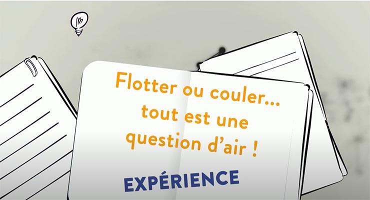 Vidéo flotter ou couler