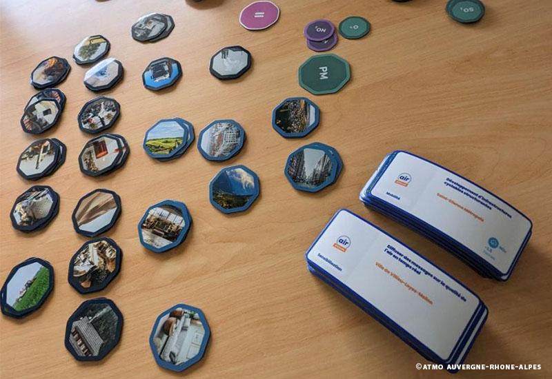 fresque de l'air Atmo AuRA