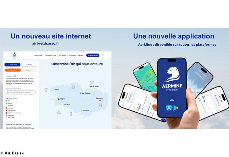site et application Air Breizh