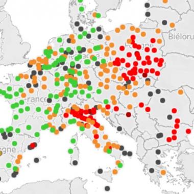 carte interactive indice européen