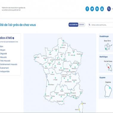 page d'accueil du site