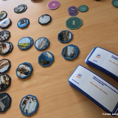 fresque de l'air Atmo AuRA